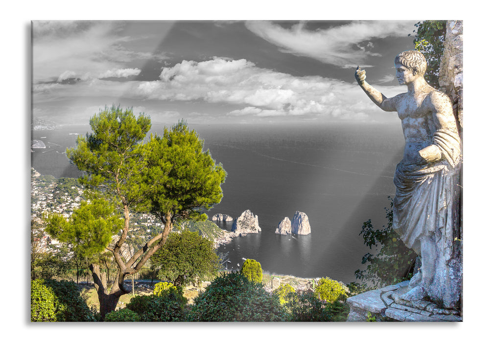 Insel Capri in Italien, Glasbild