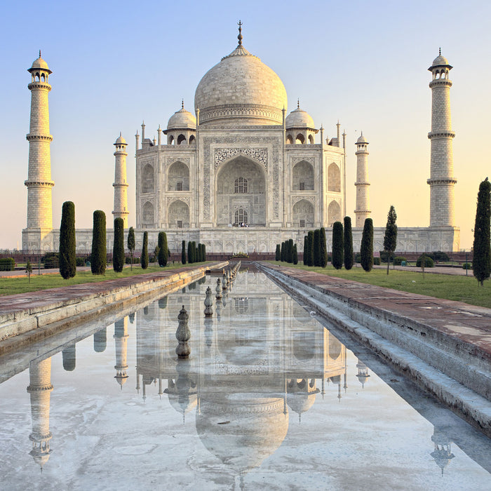 Taj Mahal, Glasbild Quadratisch