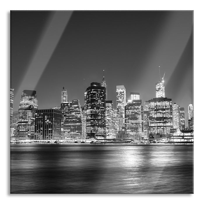 Pixxprint New York City, Glasbild Quadratisch