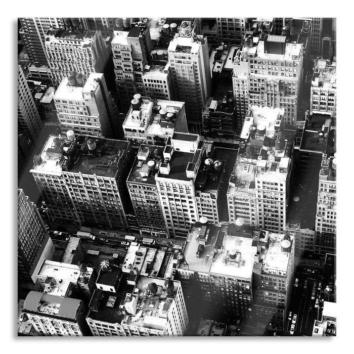 Pixxprint New York City, Glasbild Quadratisch