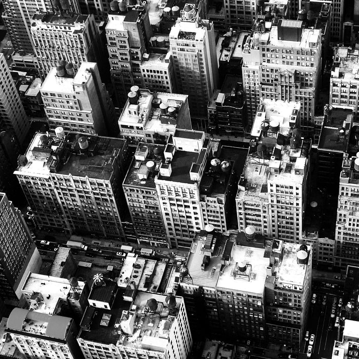 New York City, Glasbild Quadratisch