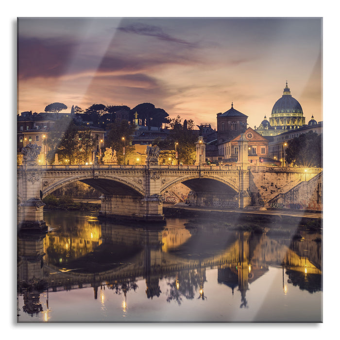 Rom Kathedrale St. Peter, Glasbild Quadratisch