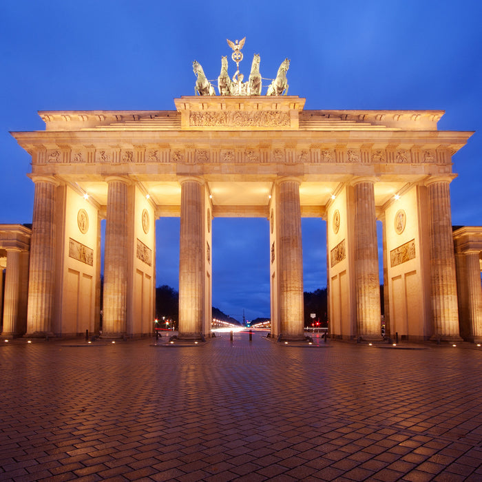 Brandenburger Tor, Glasbild Quadratisch