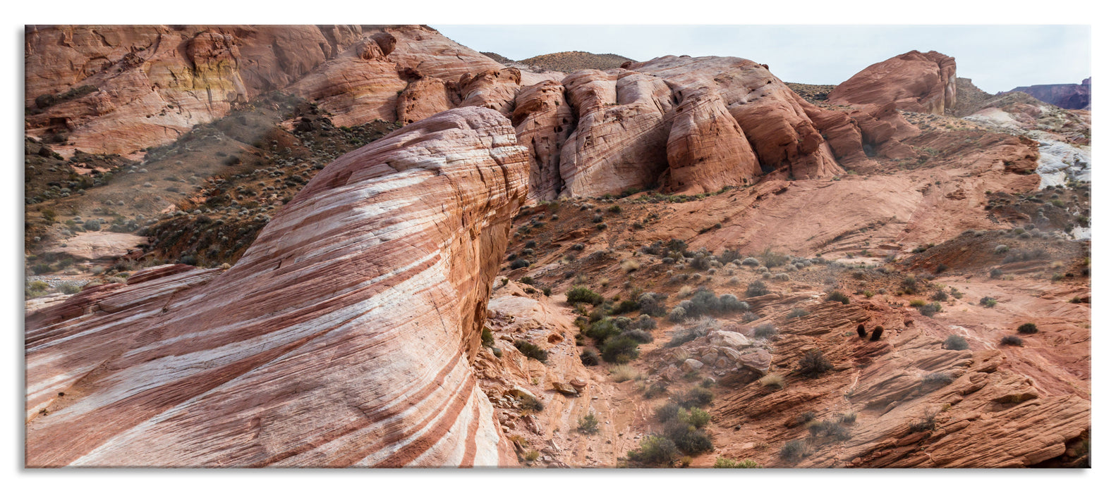 Pixxprint Atemberaubender Grand Canyon, Glasbild Panorama