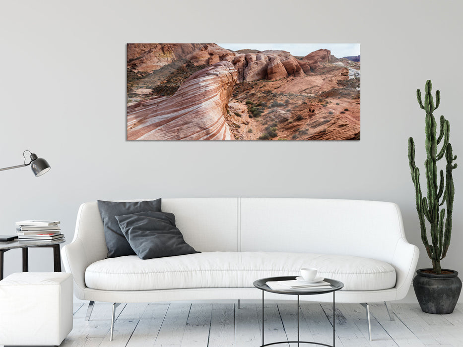 Atemberaubender Grand Canyon, Glasbild Panorama