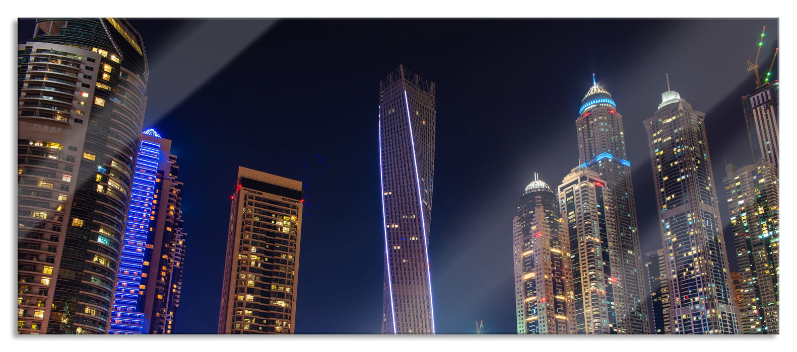 Dubai Burj al Arab, Glasbild Panorama