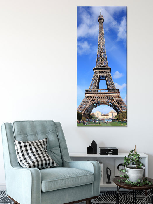 Eifelturm Paris, Glasbild Panorama