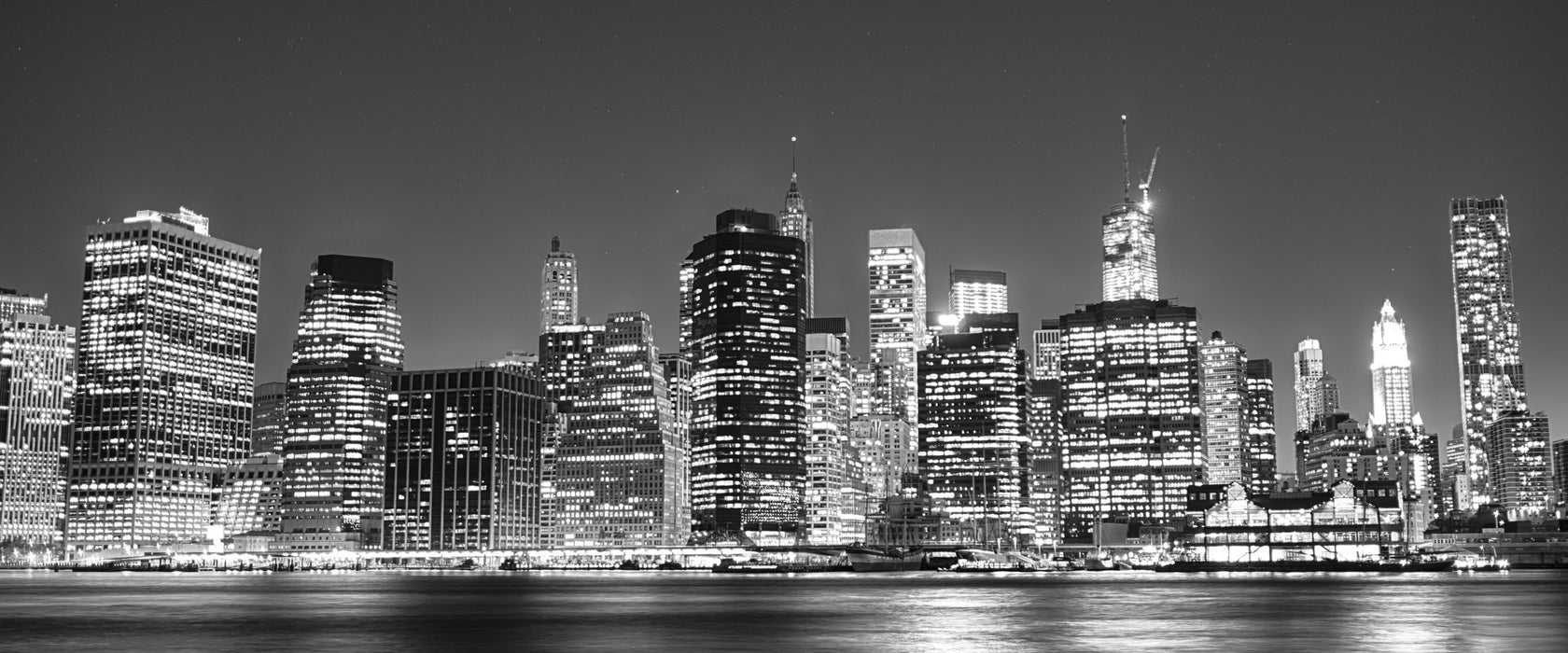 New York City, Glasbild Panorama