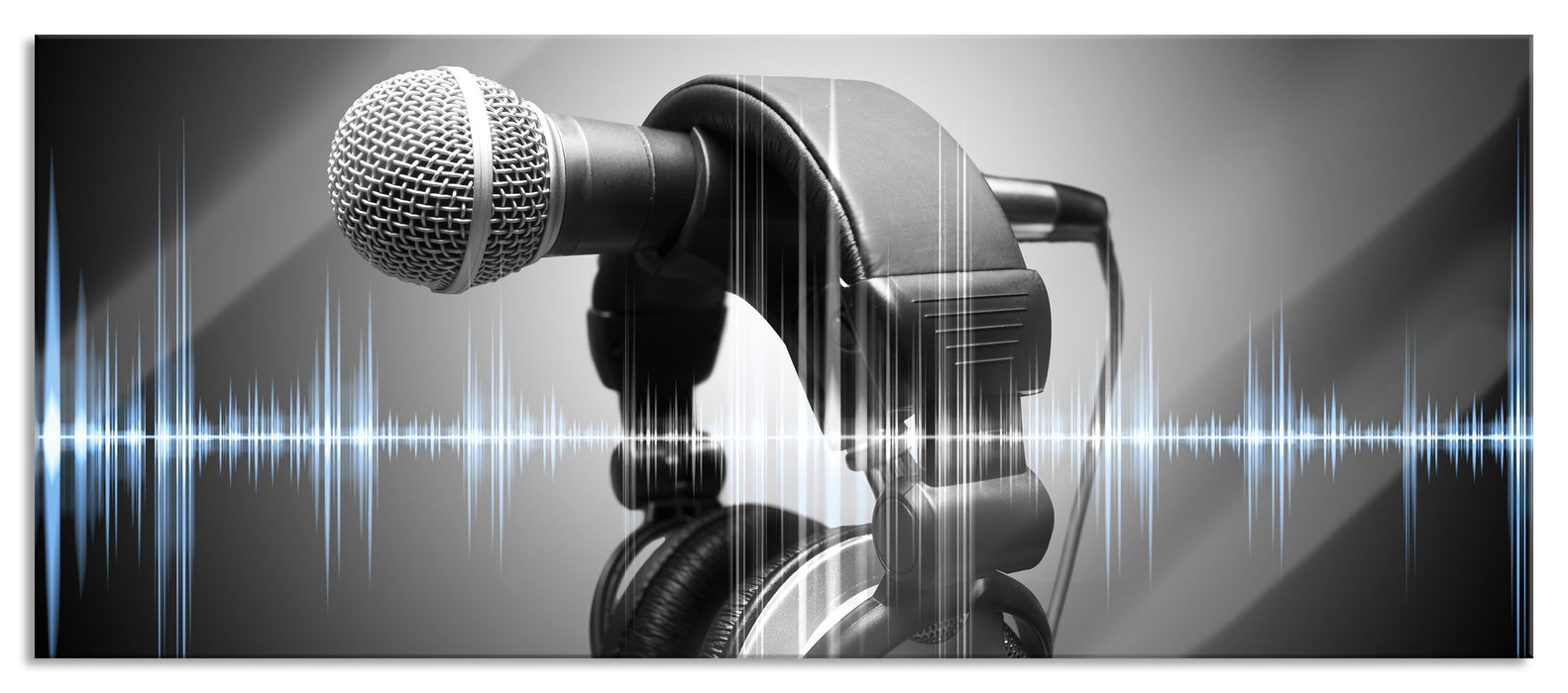 Mikrofon, Glasbild Panorama