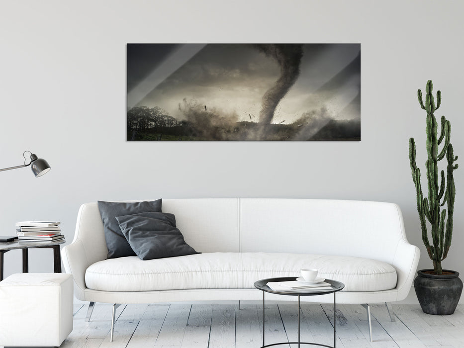 Tornado, Glasbild Panorama