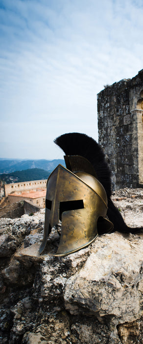 Gladiatorenhelm, Glasbild Panorama