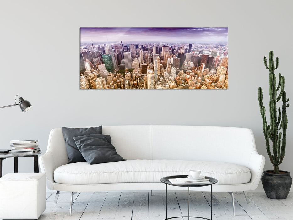 Skyline New York, Glasbild Panorama