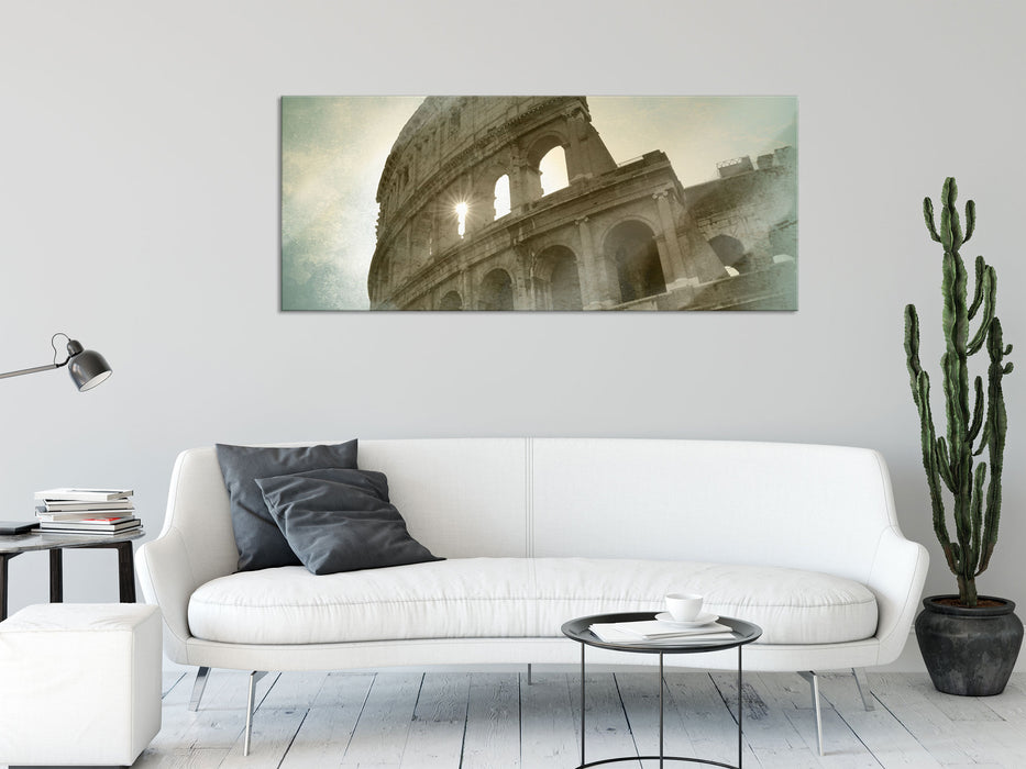 Kolosseum Rom, Glasbild Panorama