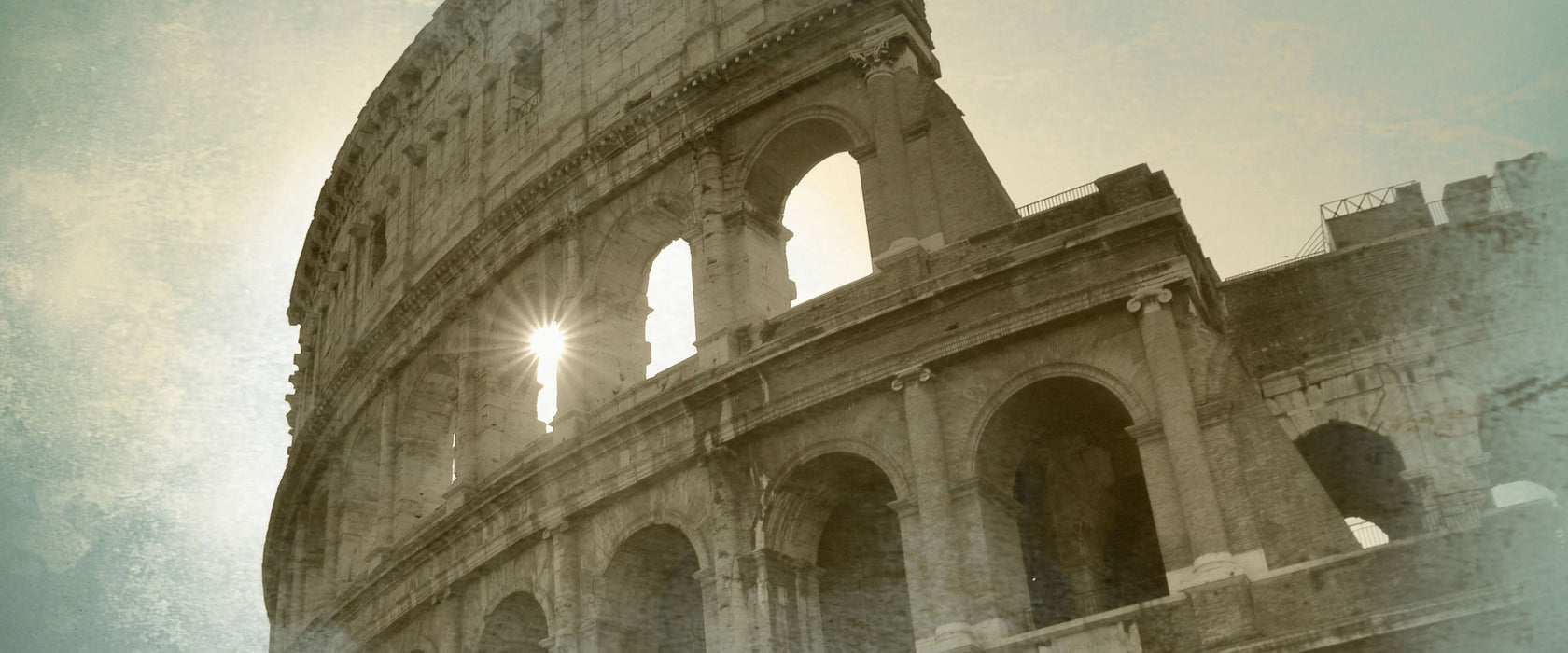 Kolosseum Rom, Glasbild Panorama