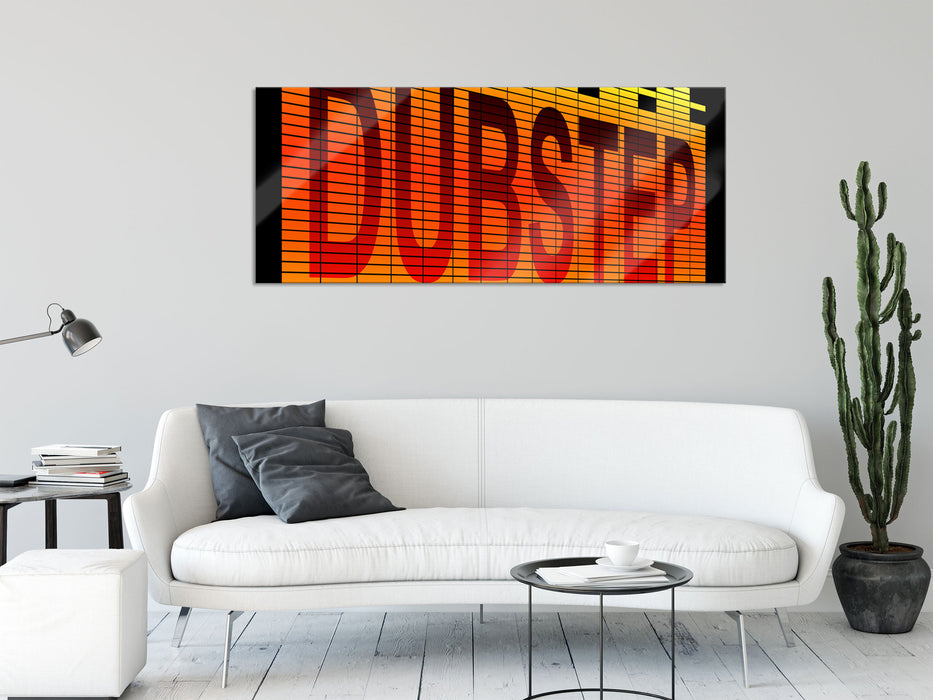 Dubstep Elektro Music, Glasbild Panorama