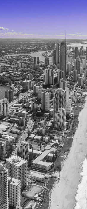 Hochhäuser Gold Coast, Glasbild Panorama