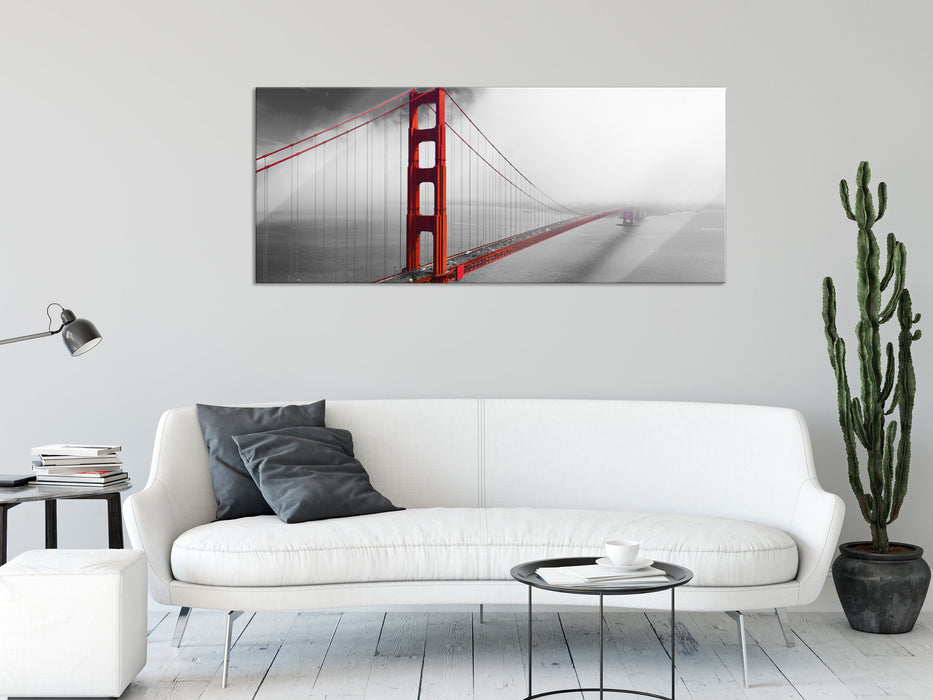 Golden Gate Bridge, Glasbild Panorama