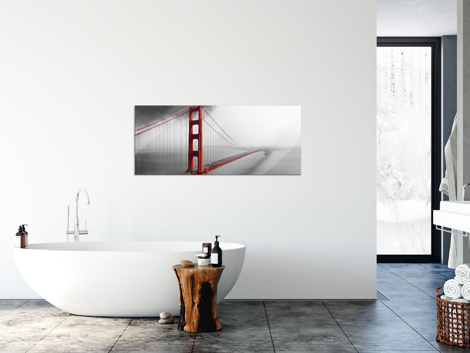 Golden Gate Bridge, Glasbild Panorama