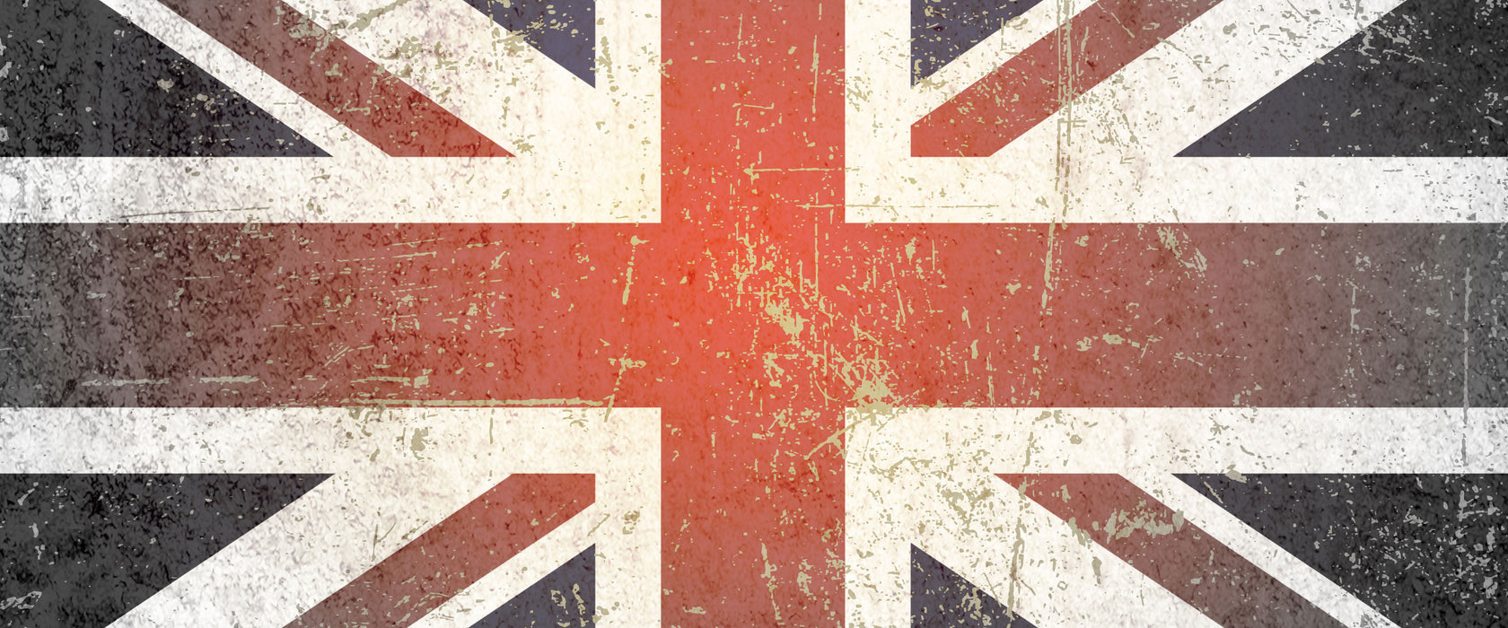 British Union Jack, Glasbild Panorama