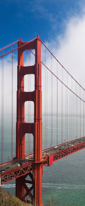 Golden Gate Bridge San Francisco, Glasbild Panorama