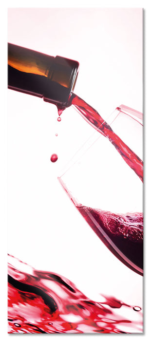 Pixxprint Wein, Glasbild Panorama