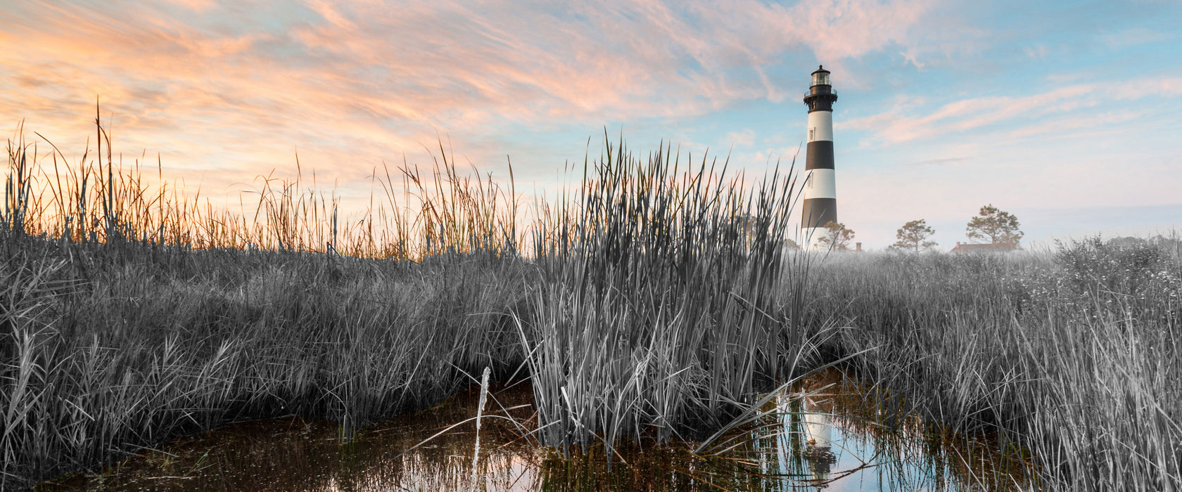 Bodie Island Lighthouse, Glasbild Panorama