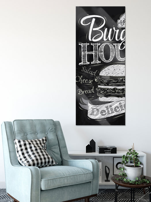 Burger House, Glasbild Panorama