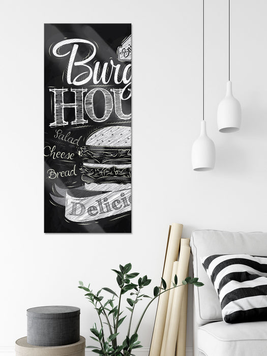 Burger House, Glasbild Panorama