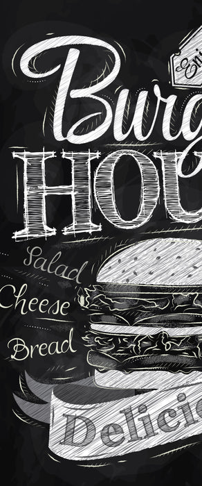 Burger House, Glasbild Panorama