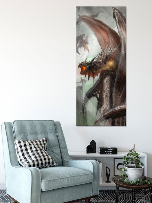 Dragons, Glasbild Panorama