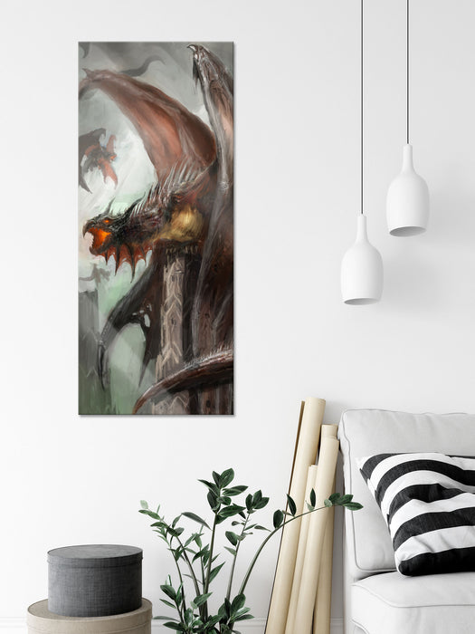 Dragons, Glasbild Panorama