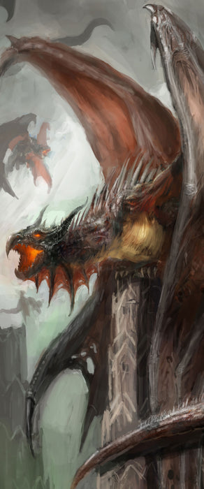 Dragons, Glasbild Panorama