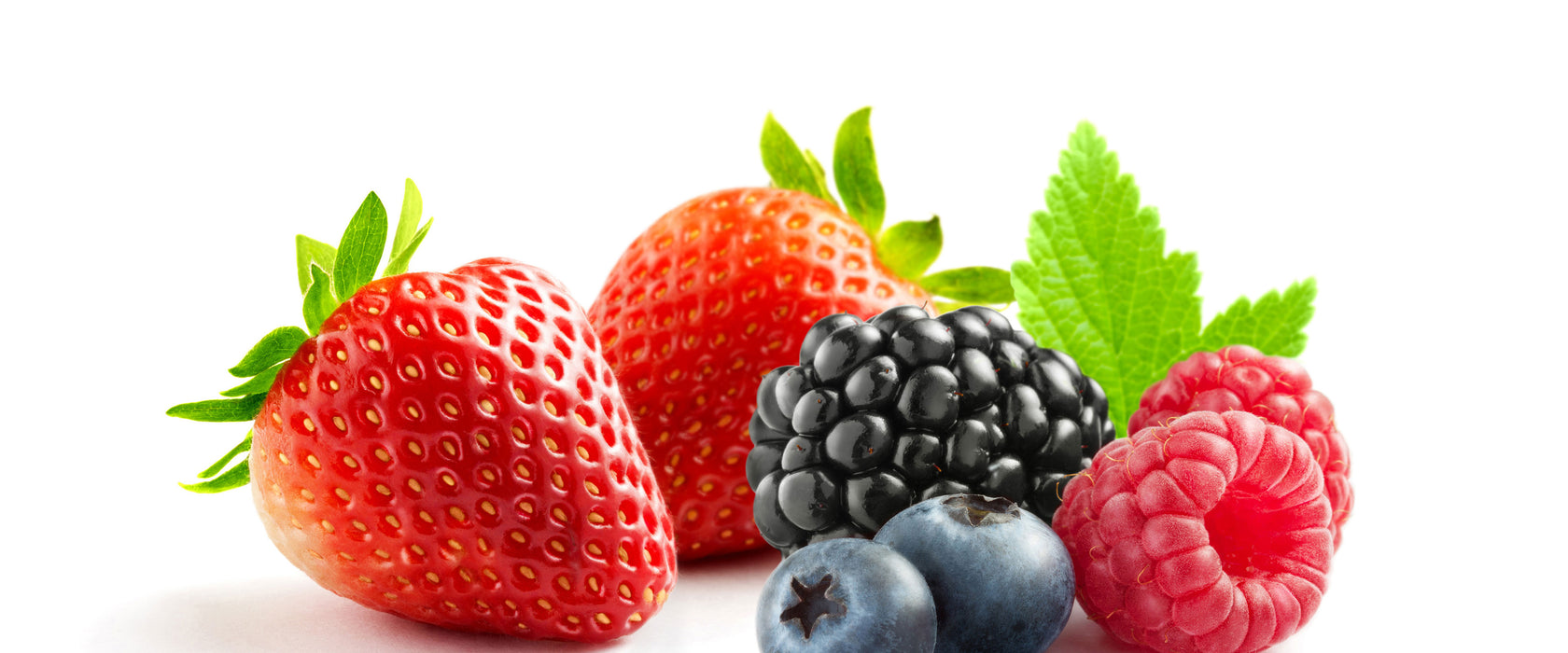 Frisches Obst, Glasbild Panorama