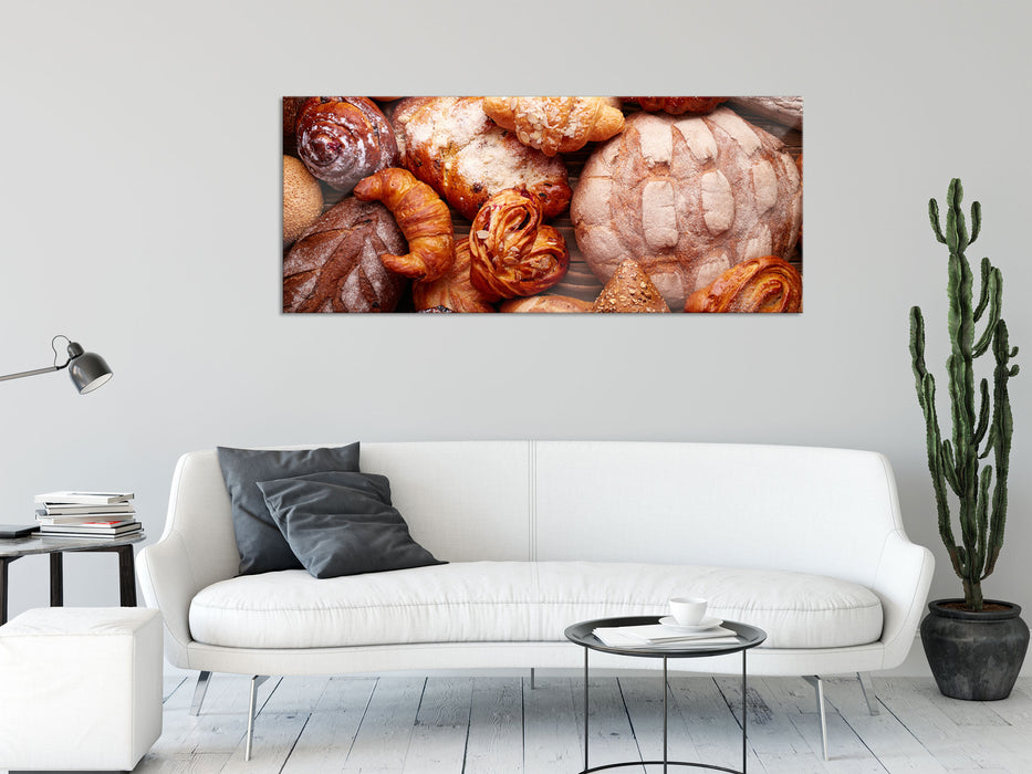 Bread and buns, Glasbild Panorama