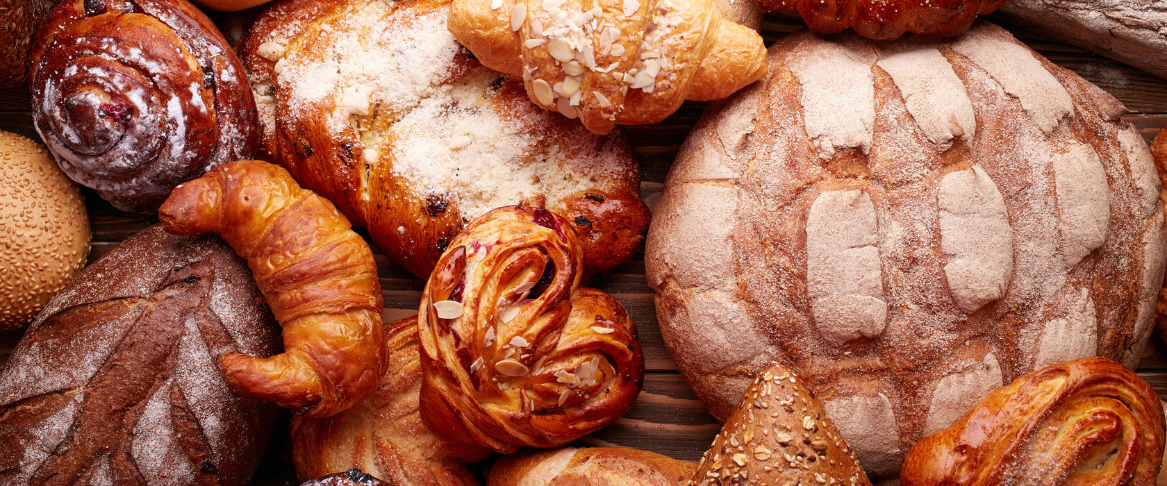 Bread and buns, Glasbild Panorama