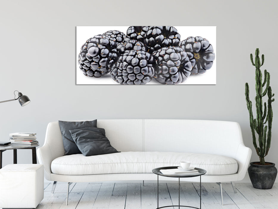Frische Johannisbeeren, Glasbild Panorama