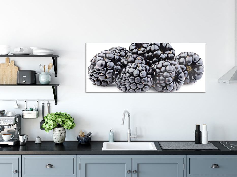 Frische Johannisbeeren, Glasbild Panorama
