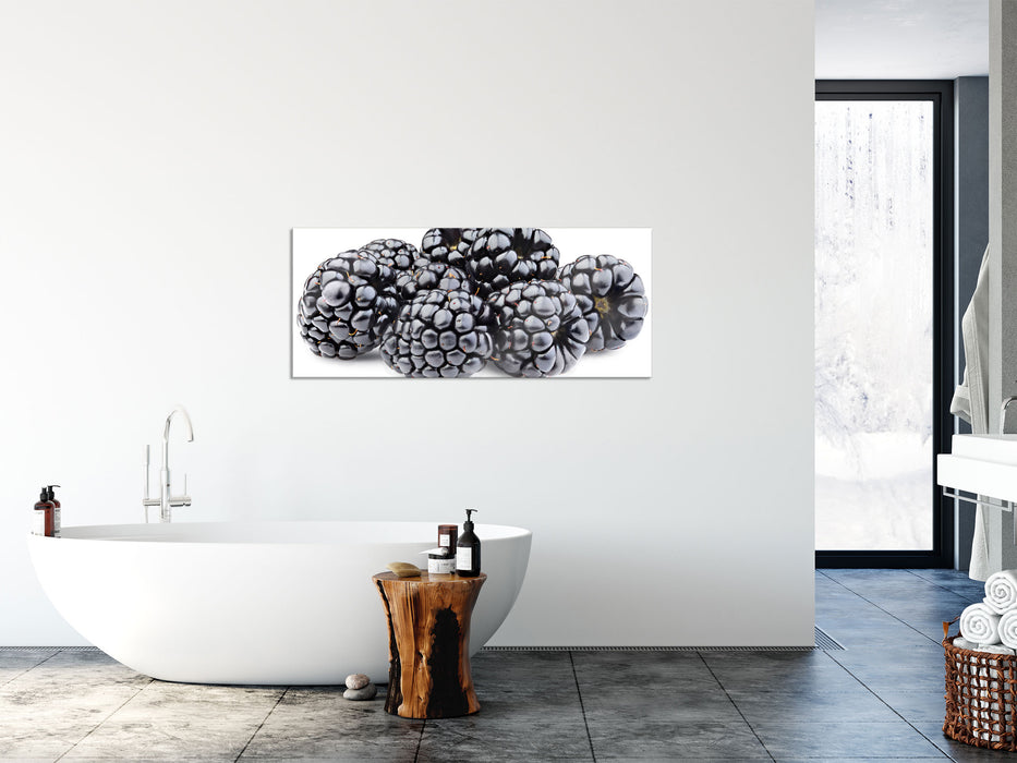 Frische Johannisbeeren, Glasbild Panorama