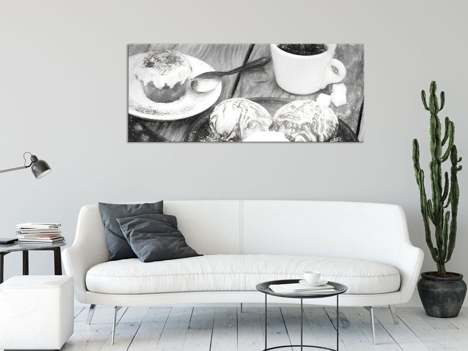 Köstliche Cupcakes, Glasbild Panorama