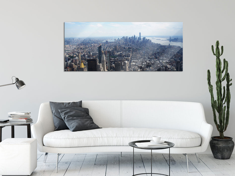 New York City Panorama, Glasbild Panorama