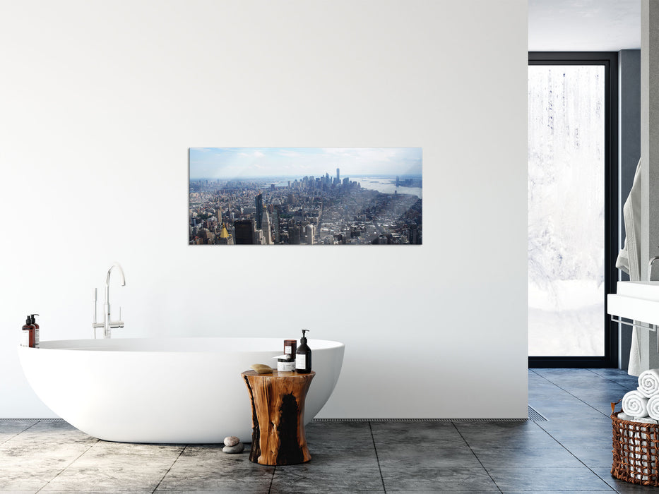 New York City Panorama, Glasbild Panorama