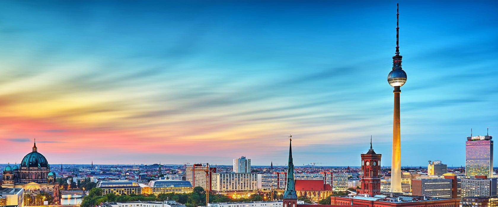 Berlin City Panorama, Glasbild Panorama