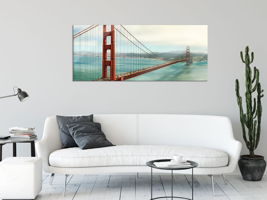 Golden Gate Bridge, Glasbild Panorama