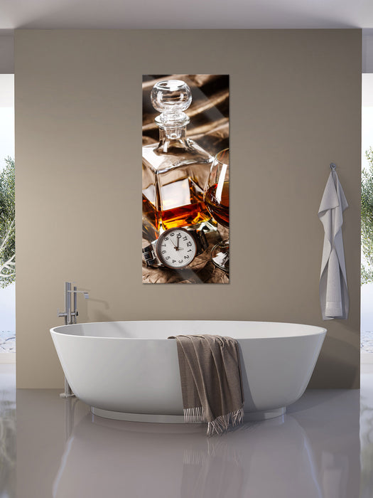 Man Things Whiskey, Glasbild Panorama