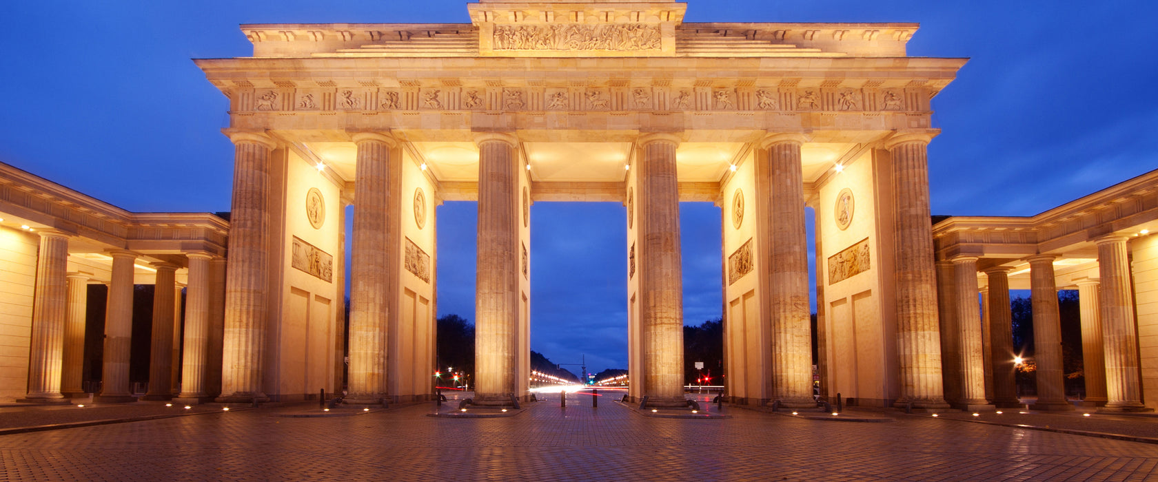 Brandenburger Tor, Glasbild Panorama