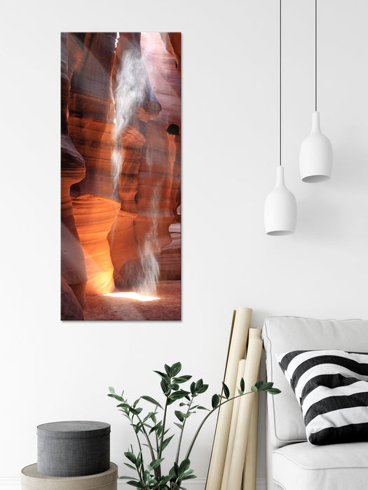 Sand Antelope Canyon, Glasbild Panorama