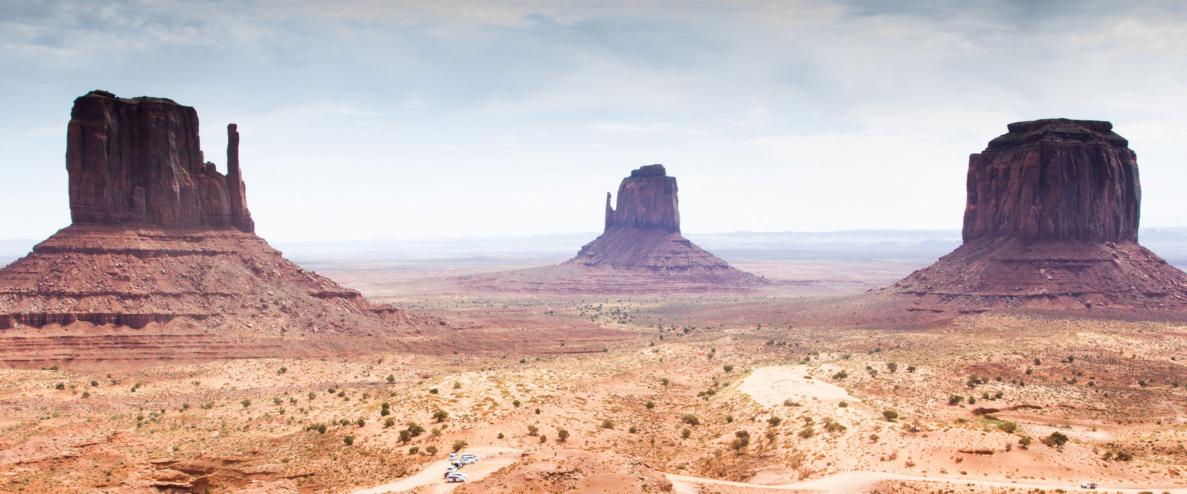 Monument Valley, Glasbild Panorama