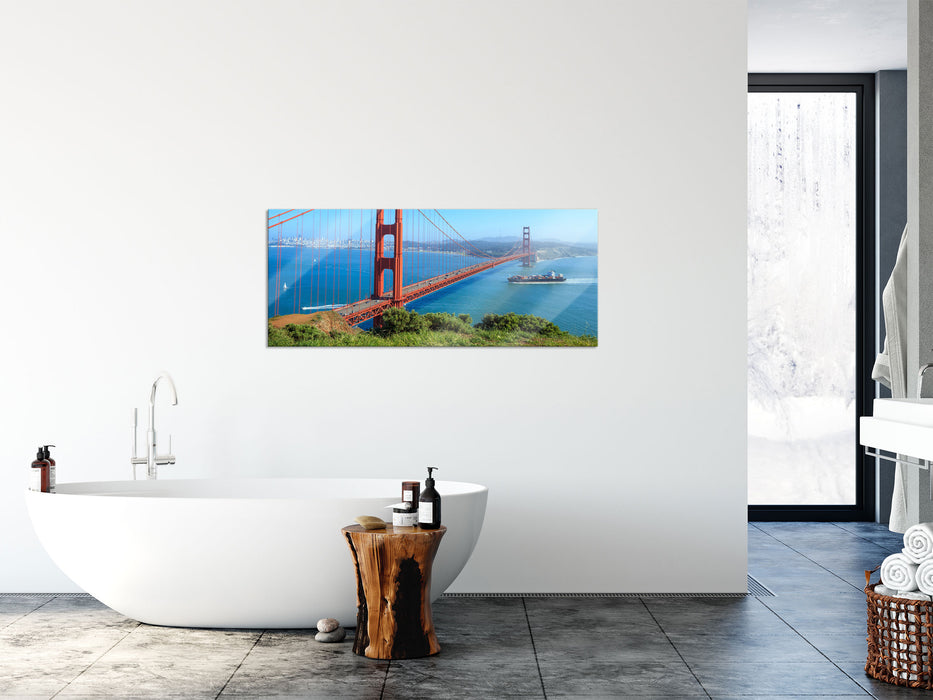 Golden Gate Bridge, Glasbild Panorama