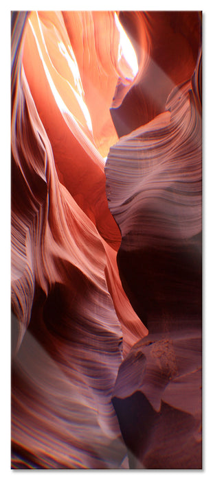 Pixxprint Antelope Canyon Arizona, Glasbild Panorama