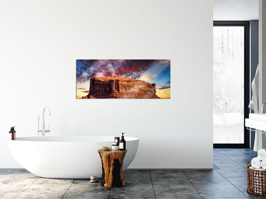 Monument Valley, Glasbild Panorama